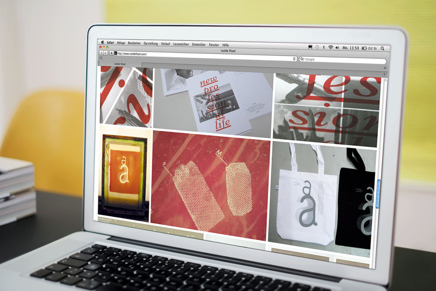 Isolde Fitzel Webseite / Digital