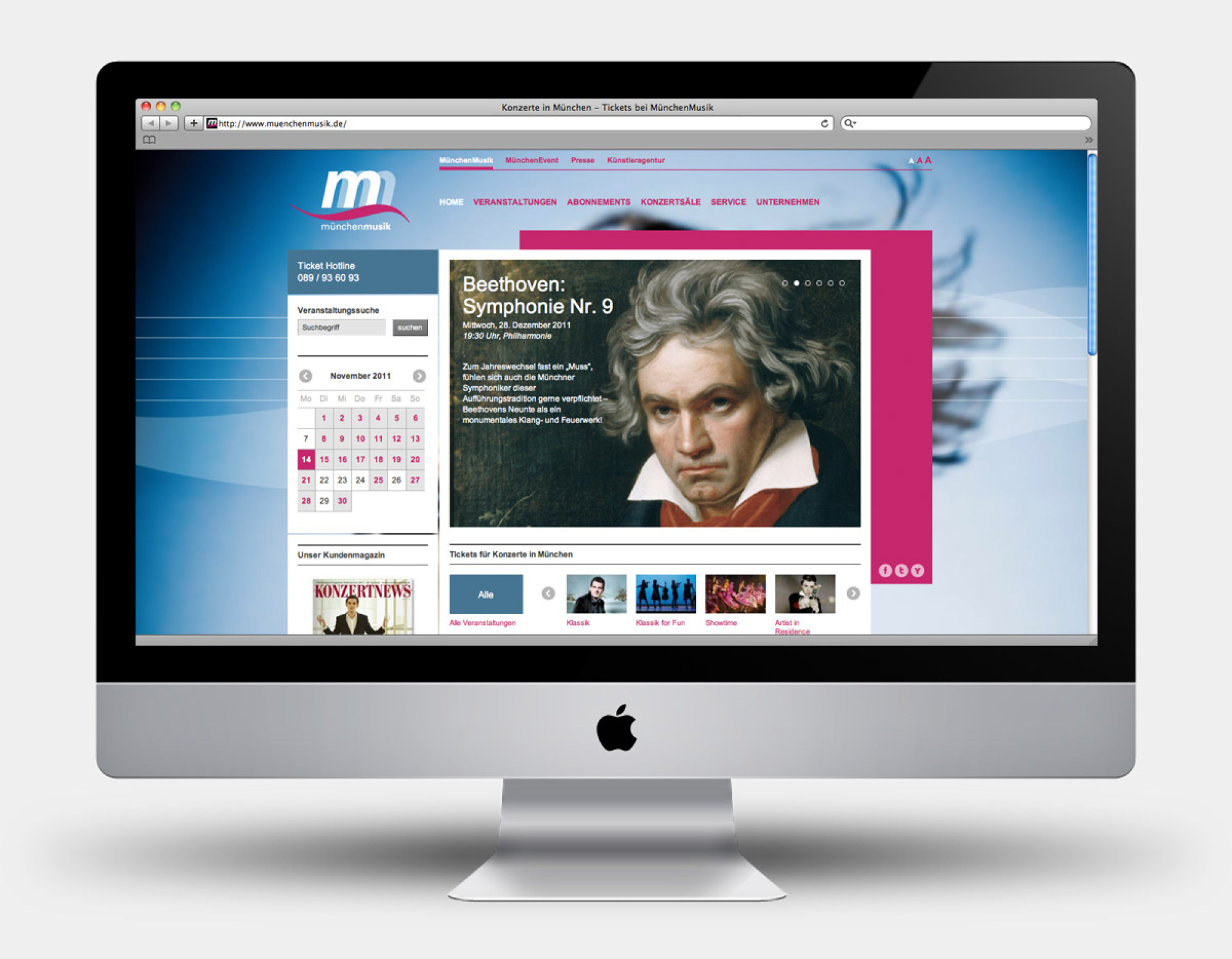 MünchenMusik Webseite
