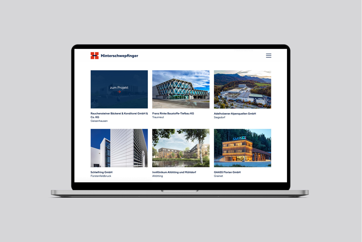 Hinterschwepfinger Website